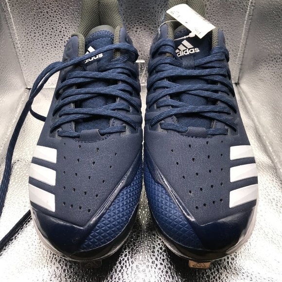 New With Tags adidas icon bounce cg518 Women's Size 7.5 Navy White - Picture 2 of 4